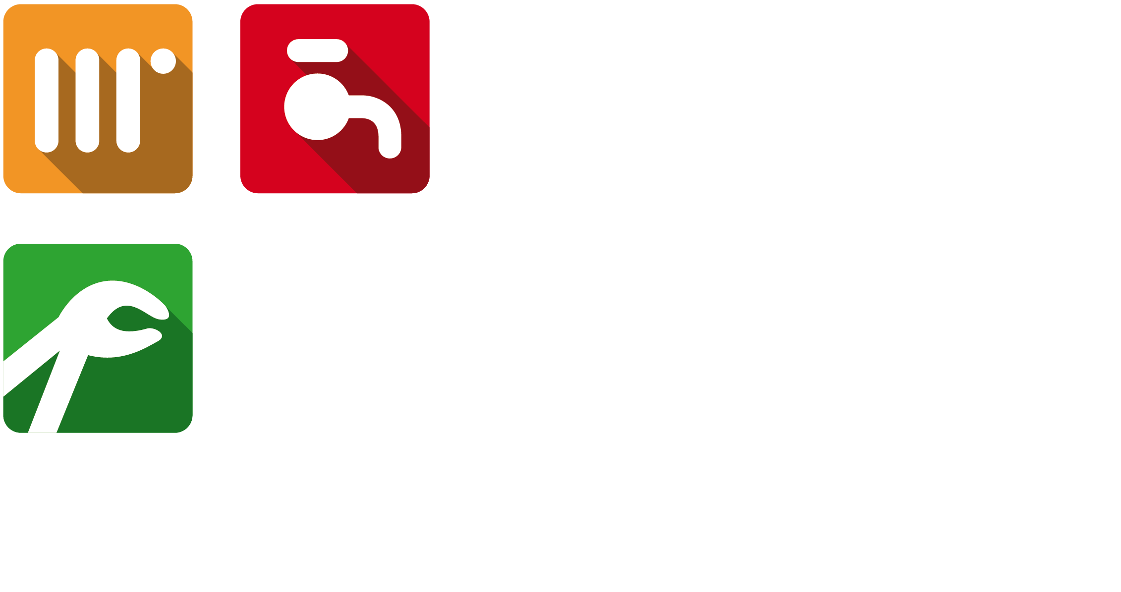 Logo von Moritz Kappis in Weiß: Heizungsbau und Sanitär.